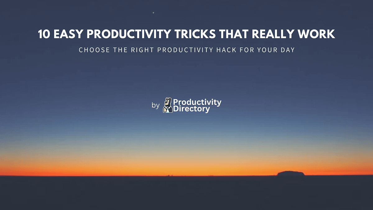 10 Easy Productivity Tricks That Really Work | by Jose Rodríguez | Mar, 2025