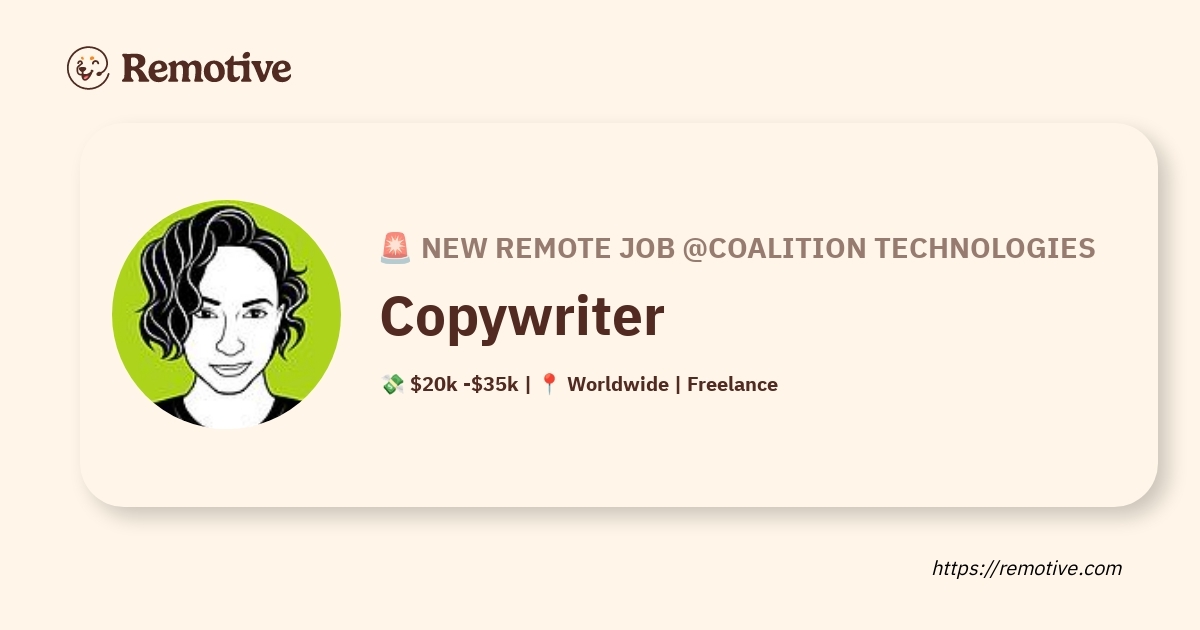 [Hiring] Copywriter @Coalition Technologies