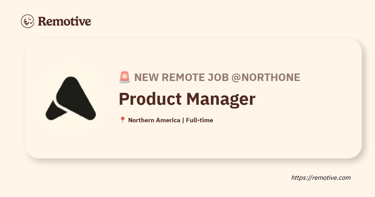 [Hiring] Product Manager @NorthOne