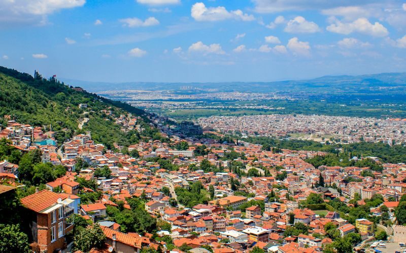 Bursa City panoramic view, Bursa, Turkey