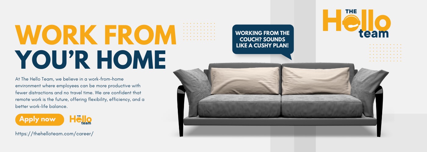 The Hello Team: Customer service, Bookkeeping, Architech, all language