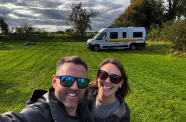 travel in a campervan around ireland.
